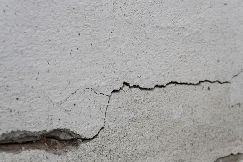Repaired Foundation Cracks